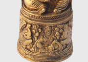 Elaborately Carved Brass Ganesha Statue ST395 - nepacrafts
