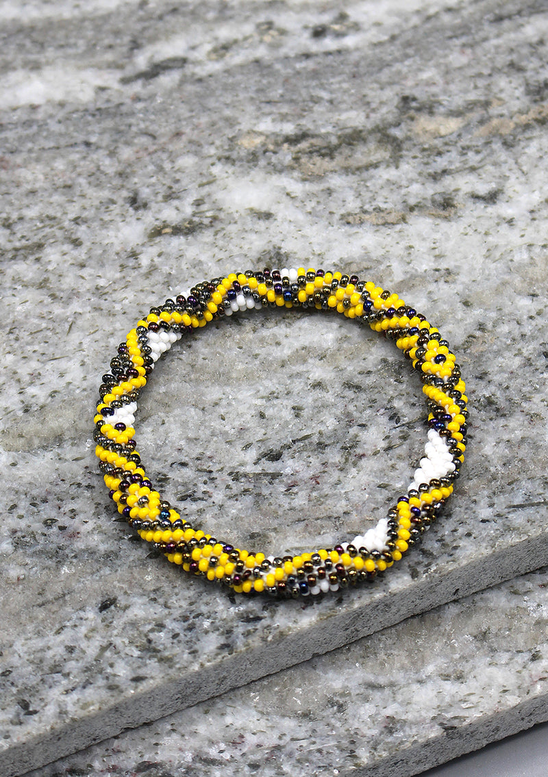 Bright Beads Roll On Bracelet