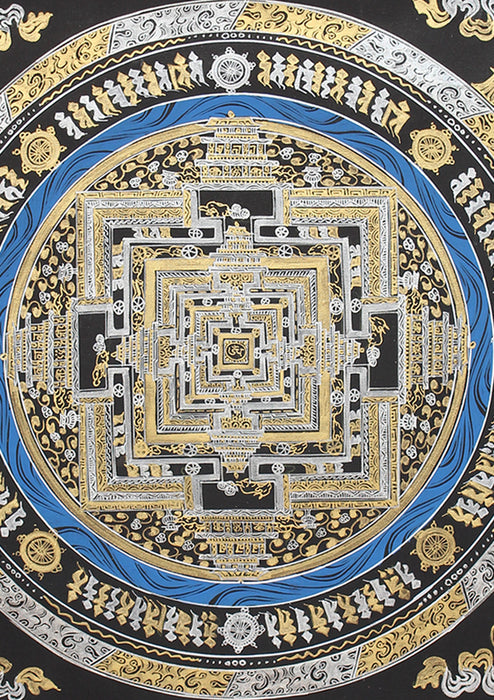 Kalachakra Mandala Tibetan Thangka Painting Art