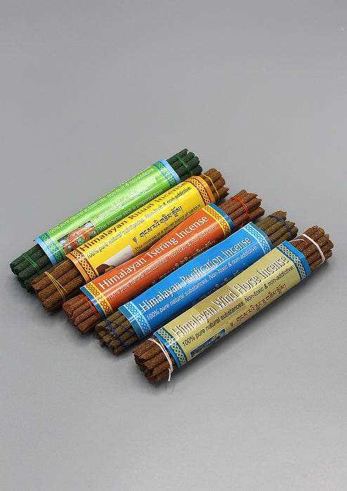 Large Five Rolls Mixed Natural Tibetan Incense Sticks
