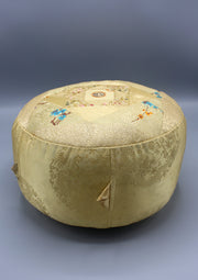 Stuffed Zafu Brocade Meditation Cushion - nepacrafts