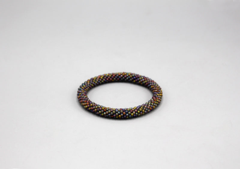 Rainbow Multicolor Nepalese Roll on Bracelet - nepacrafts
