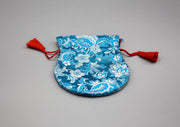 Silk Brocade Prayer Beads Mala Bag - nepacrafts