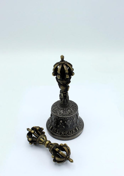 Eight Auspicious  High Quality  Bell and Dorjee Small Set