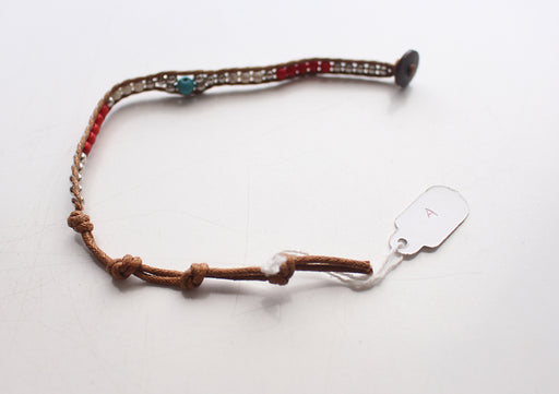 Handwoven Rainbow Beads Teen Bracelet - nepacrafts