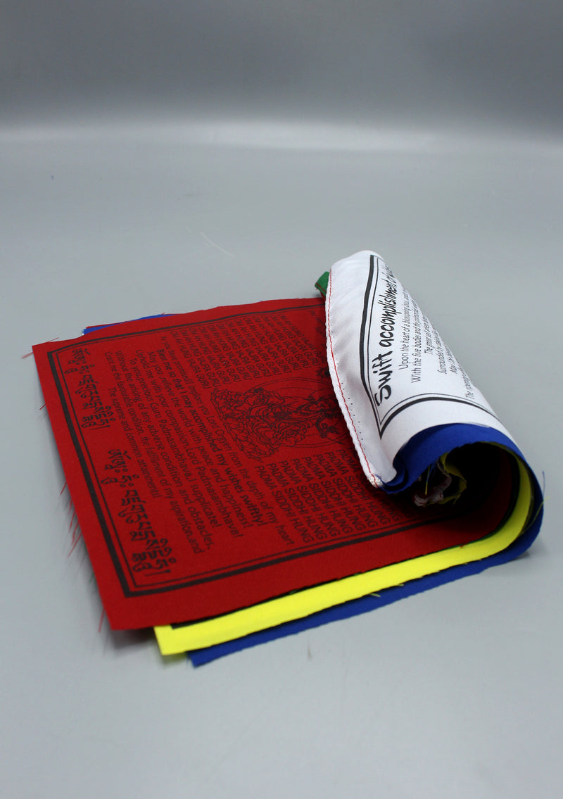 Guru Padmasambhava Accomplishment of Wishes English Prayer Flags