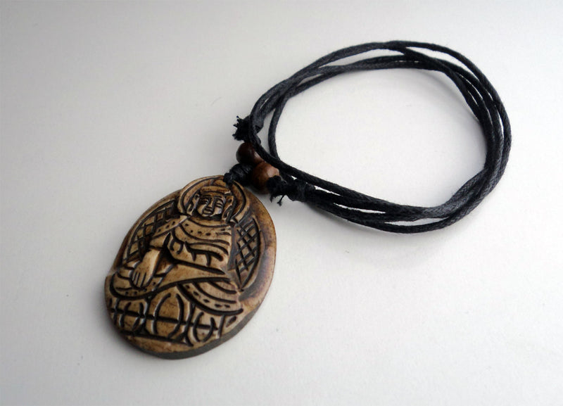 Handcrafted Buddha Pendant Necklace - nepacrafts