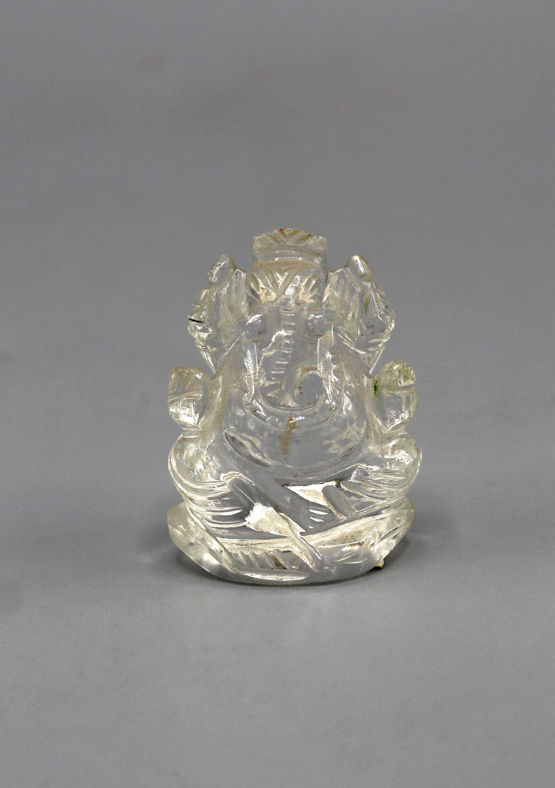 Mini Glass Ganesha Statue
