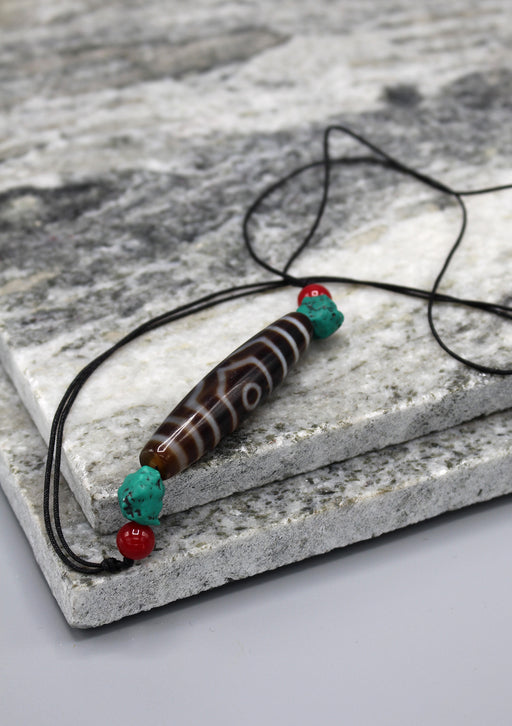 Tibetan Three Eyes Dzi Beads - nepacrafts