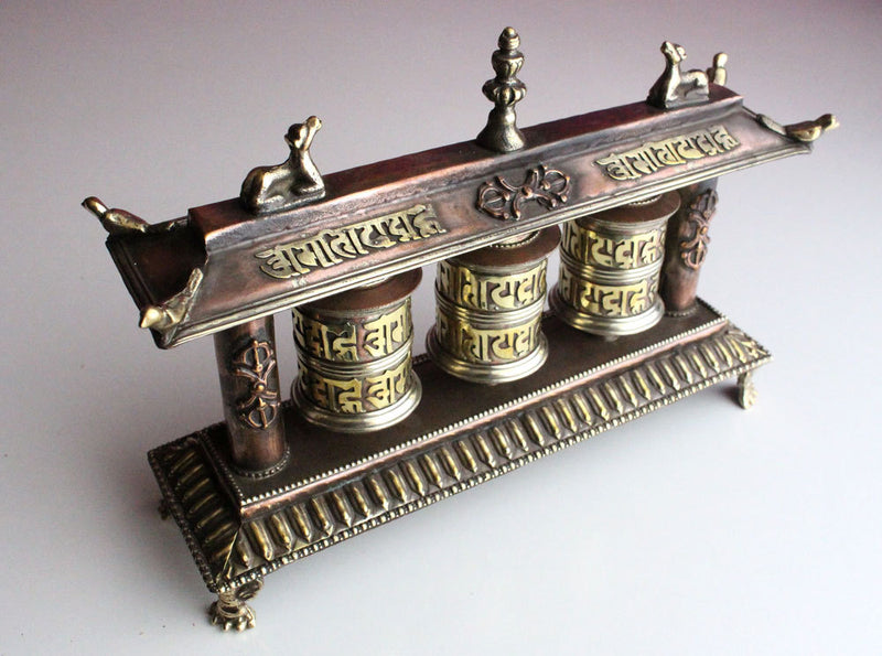 3 in 1 Potala Frame Tibetan Prayer Wheel
