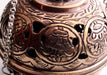 Eight Auspicious Symbol Carved Round Hanging Copper Incense Burner - nepacrafts