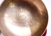 Ratnasambhav with Dragon Carved Hand Hammered Singing Bowl 8" - nepacrafts