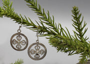Dorjee Dangle Silver Earrings - nepacrafts