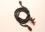 Yak Bone Tibetan Meditation Mala with Counter - nepacrafts