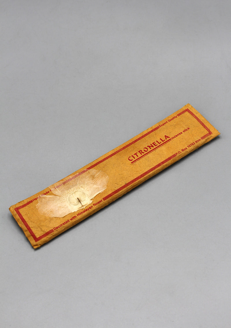 Citronella Flora Incense Sticks Set of 10