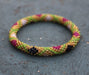 Roll Over Bohemian Glass Seed Crocheted Bracelet - nepacrafts