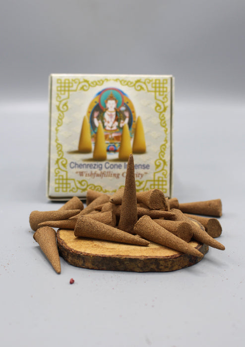 Chenrezig Tibetan Cone Incense