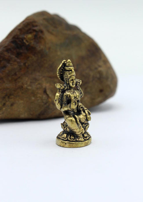 Brass Mini Goddess Laxmi Statue