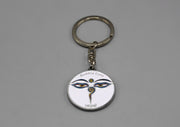Buddha Eyes Nepal Keychain - nepacrafts