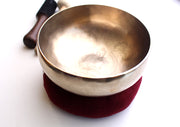 Amitabh Buddha with Dragon Carved Hand Hammered Singing Bowl 8" - nepacrafts