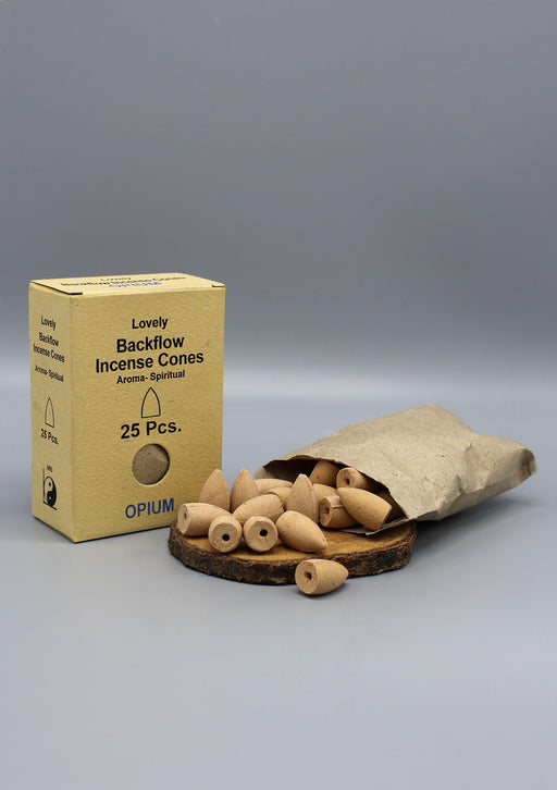 Opium Spiritual Aroma Back Flow Cone Incense - nepacrafts