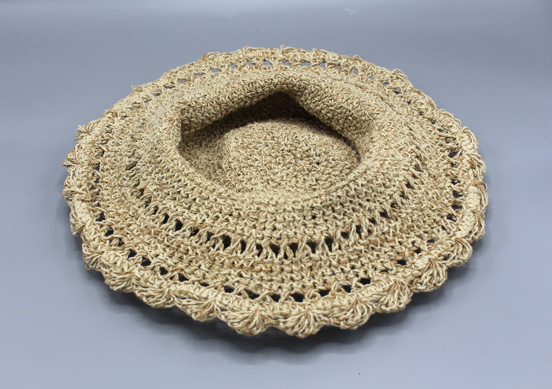 Natural Travel Summer Hemp Hat - nepacrafts