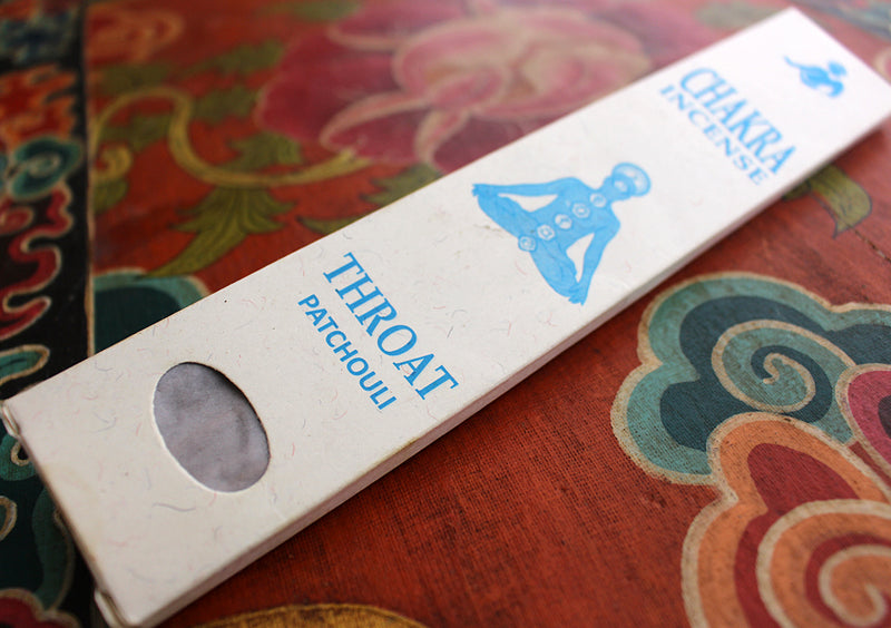 NepaCrafts Premium Patchouli Throat Chakra Incense Sticks - nepacrafts