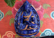 Stunning Lapis Lazuli Healing Medicine Buddha Statue 7" High - nepacrafts
