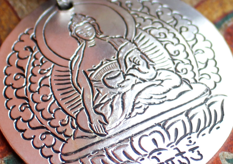 Lotus Sakyamuni Buddha Pendant - nepacrafts