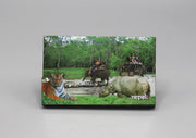 Chitwan National Park Nepal Wooden Fridge Magnet - nepacrafts