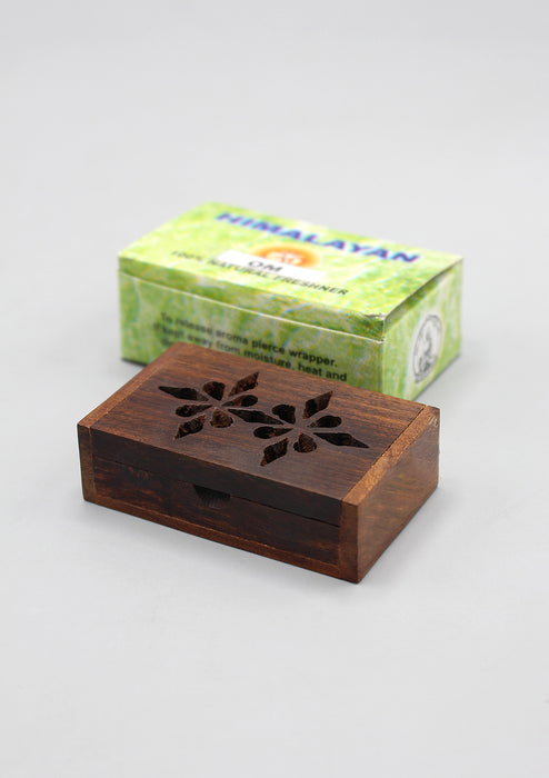 Himalayan Nag Champa Freshner in a Handcrafted Wooden Box