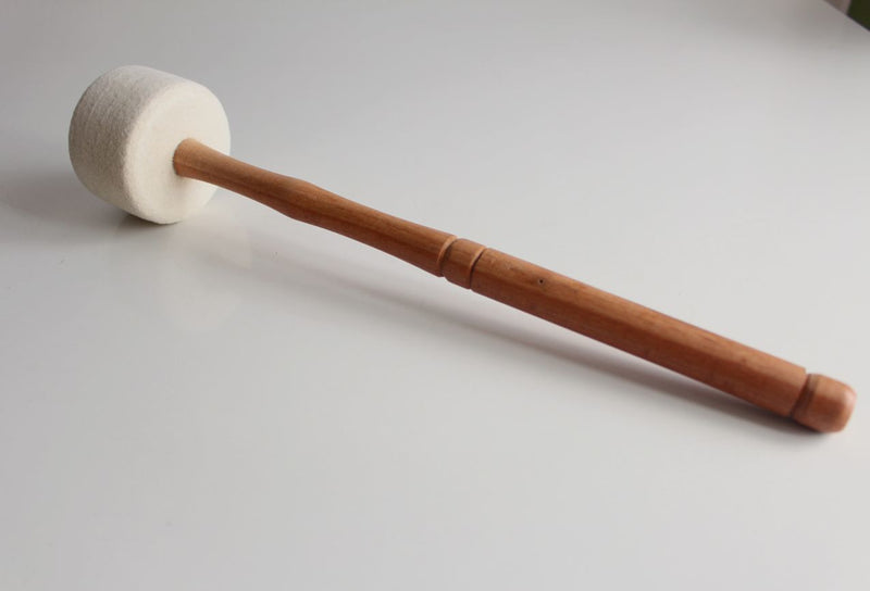 White Felt Drum Sticks for Singing Bowls