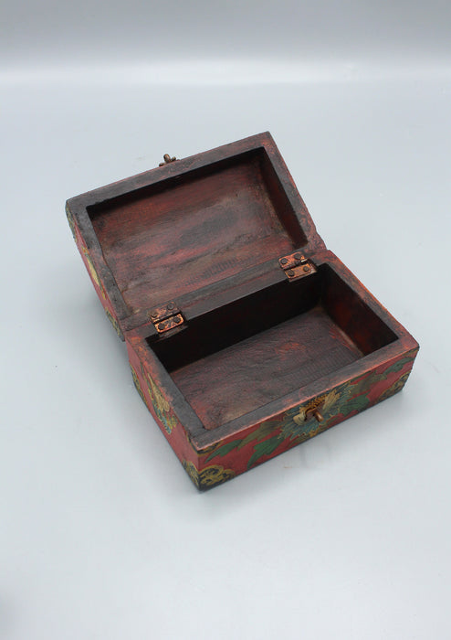 Hand painted Tibetan Wooden Gift Box