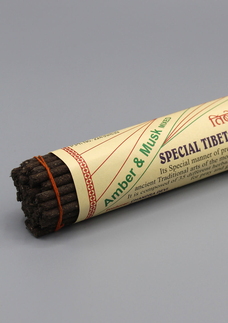 Amber and Musk Special Tibetan Incense - nepacrafts