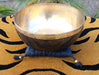 Partly Oxidized Large Tibetan Singing Bowl 25 cm - nepacrafts