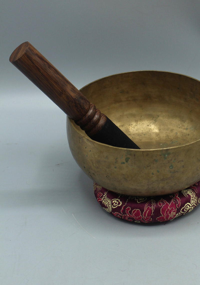 Handmade Antique Healing Thadobati Singing Bowl 550GM 6.5"
