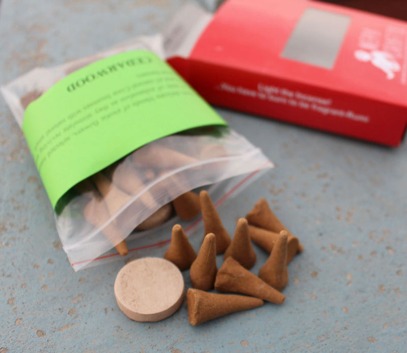 Cedarwood Cone Incense - nepacrafts