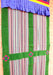 Green Soft Velvet Border Bhutanese Fabric Cotton Door/Wall Hanging Curtain - nepacrafts