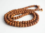 Rudrakshya Flat Beads Prayer Mala - nepacrafts