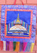 Finely Embroidered Bouddhanath StupaTibetan Wall Hanging Banner - nepacrafts