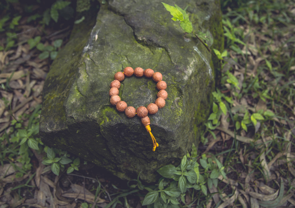 Natural Bodhi Seed Wrist Mala - nepacrafts