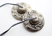 Buddhist Ritual Dragon Carved Tingshas - nepacrafts