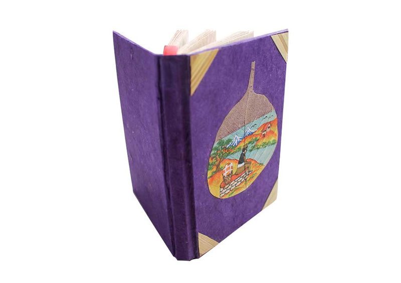 Porters Life in the Himalayas Painted Lokta Paper Journal - nepacrafts