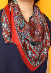 Vibrant Color Soft and Stylish Bandanas Silk Scarves, Summer Accessories - nepacrafts