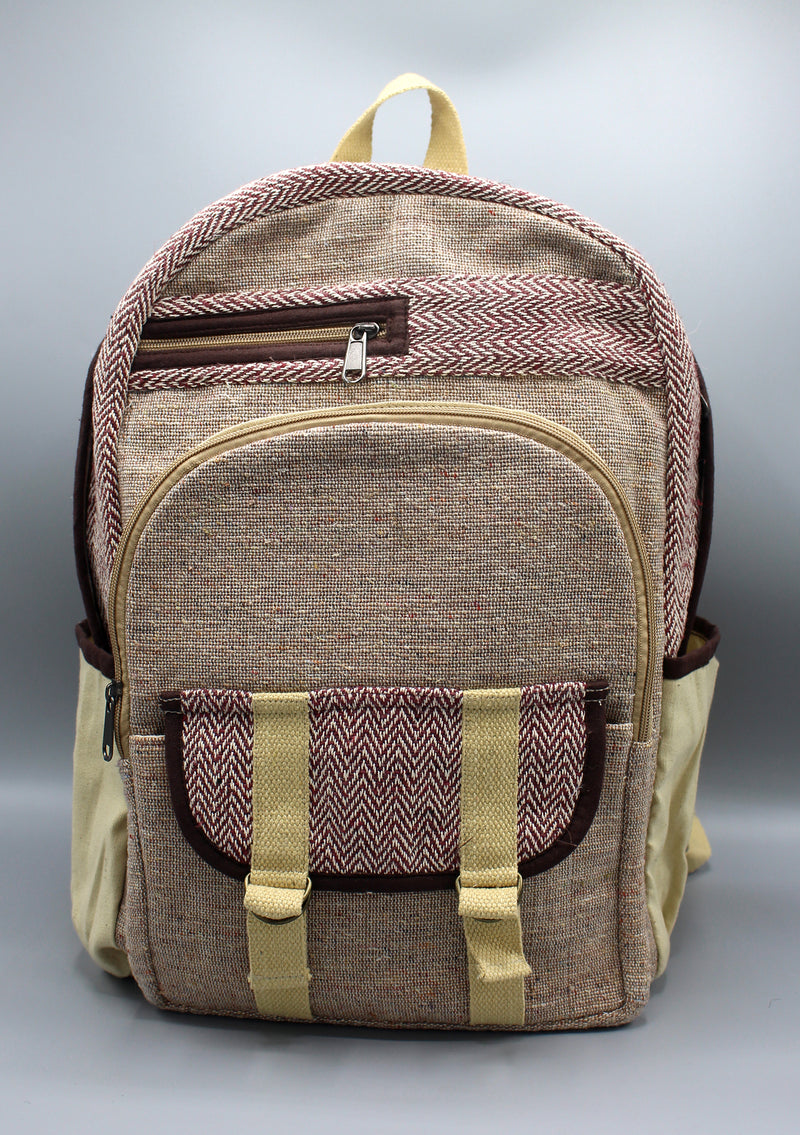 Eco Friendly Handmade Travel Hemp Rucksack - nepacrafts