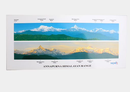 A Panoramic View of The Annapurna Himalayan Range - nepacrafts