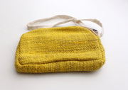 100% Natural and Pure Bright Yellow Hemp Money/Cosmetics Purse - nepacrafts