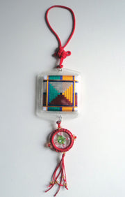 Two Scorpion Goh Sung Car Hanging Protection Amulet - nepacrafts