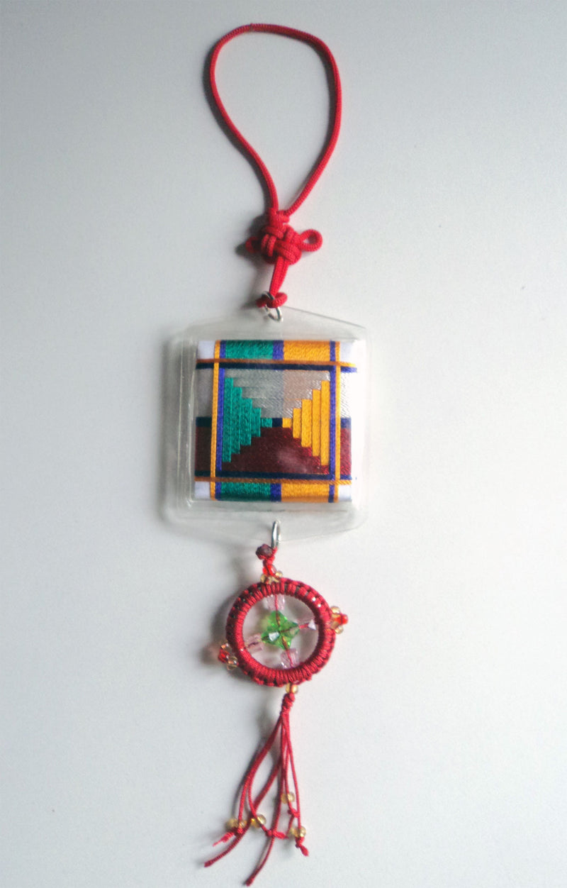 Two Scorpion Goh Sung Car Hanging Protection Amulet - nepacrafts