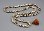 White Bone Tibetan Skull Mala - nepacrafts